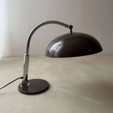 Hala desk lamp model 144 Busquet bronze brown 1950s