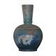Duo of ceramic vases with Japanese decorations
