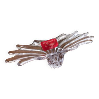 Old empty crystal cup pocket from bayel vintage