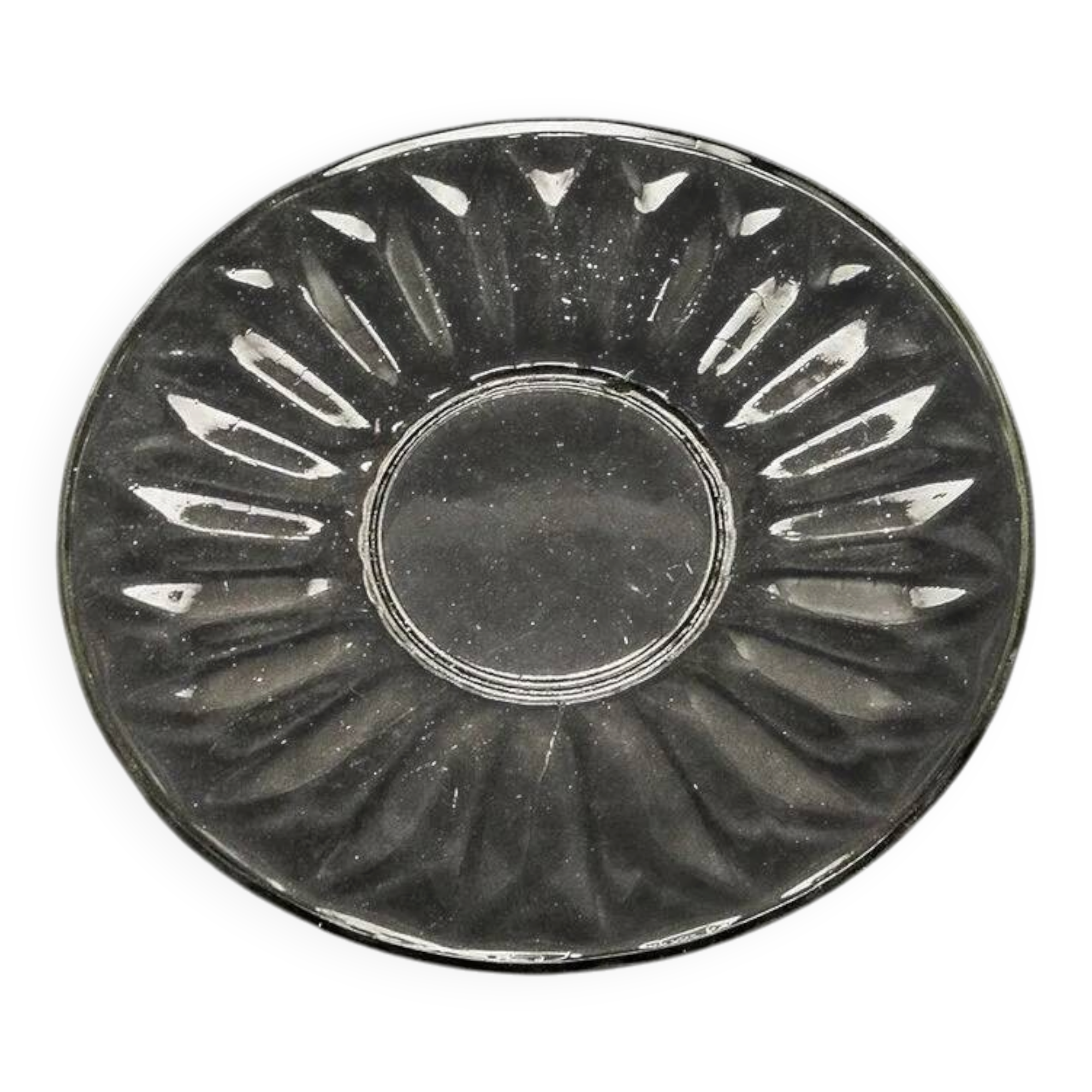 H6U Hydrangea Plate Art Deco