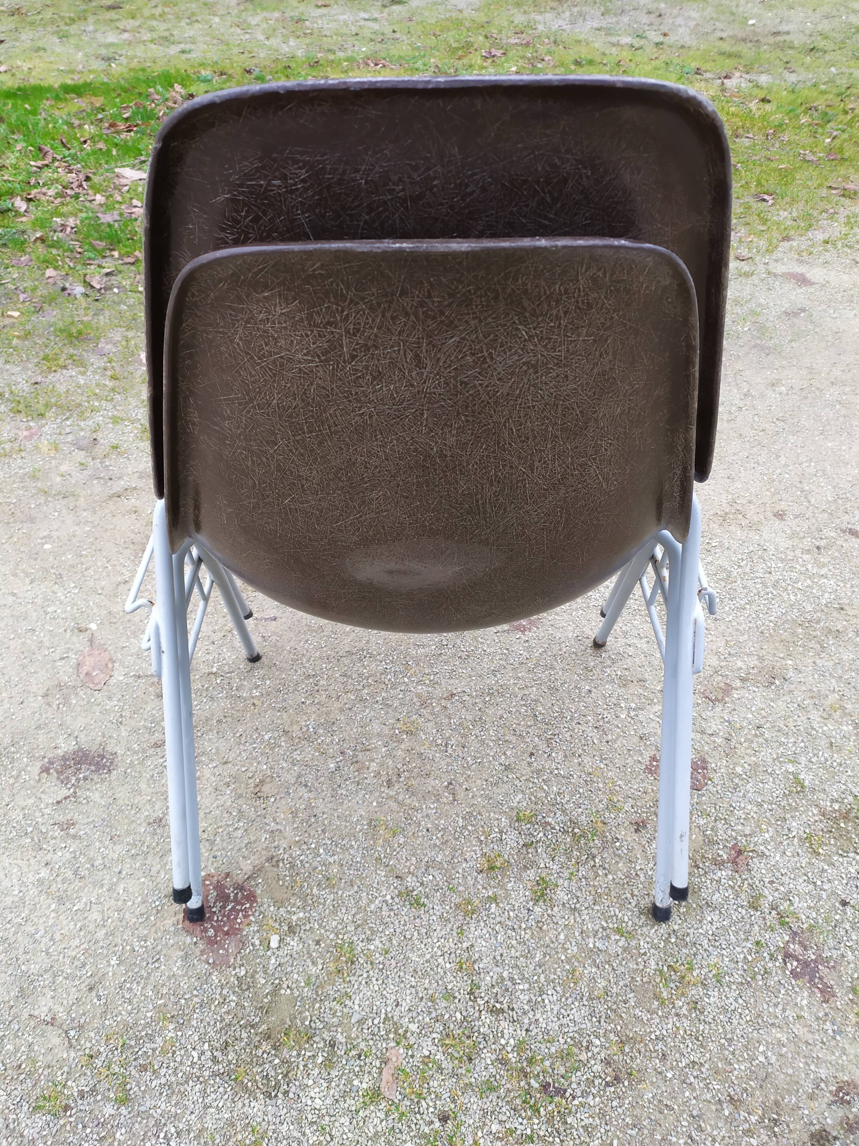 Charles and Ray Eames DSS chairs, Herman Miller, 50s-60s