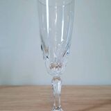 5 verres à pied en cristal