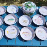 Series of 13 pieces signed Séguéla 1977