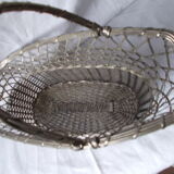 Silver metal bottle table stand
