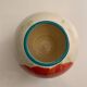 Round vase in Lunéville earthenware - "Poppy" collection