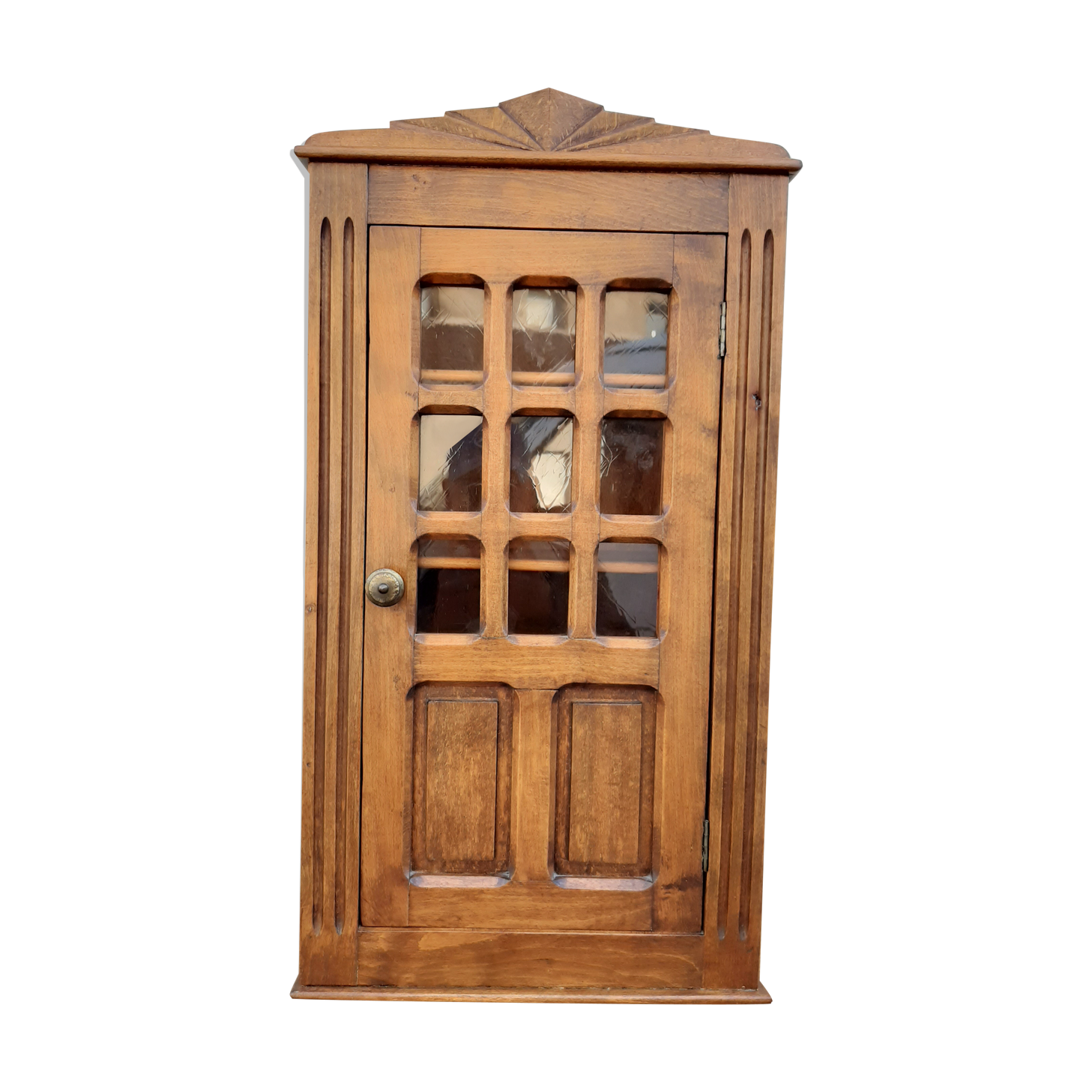 Armoire vitrine à pharmacie ancienne