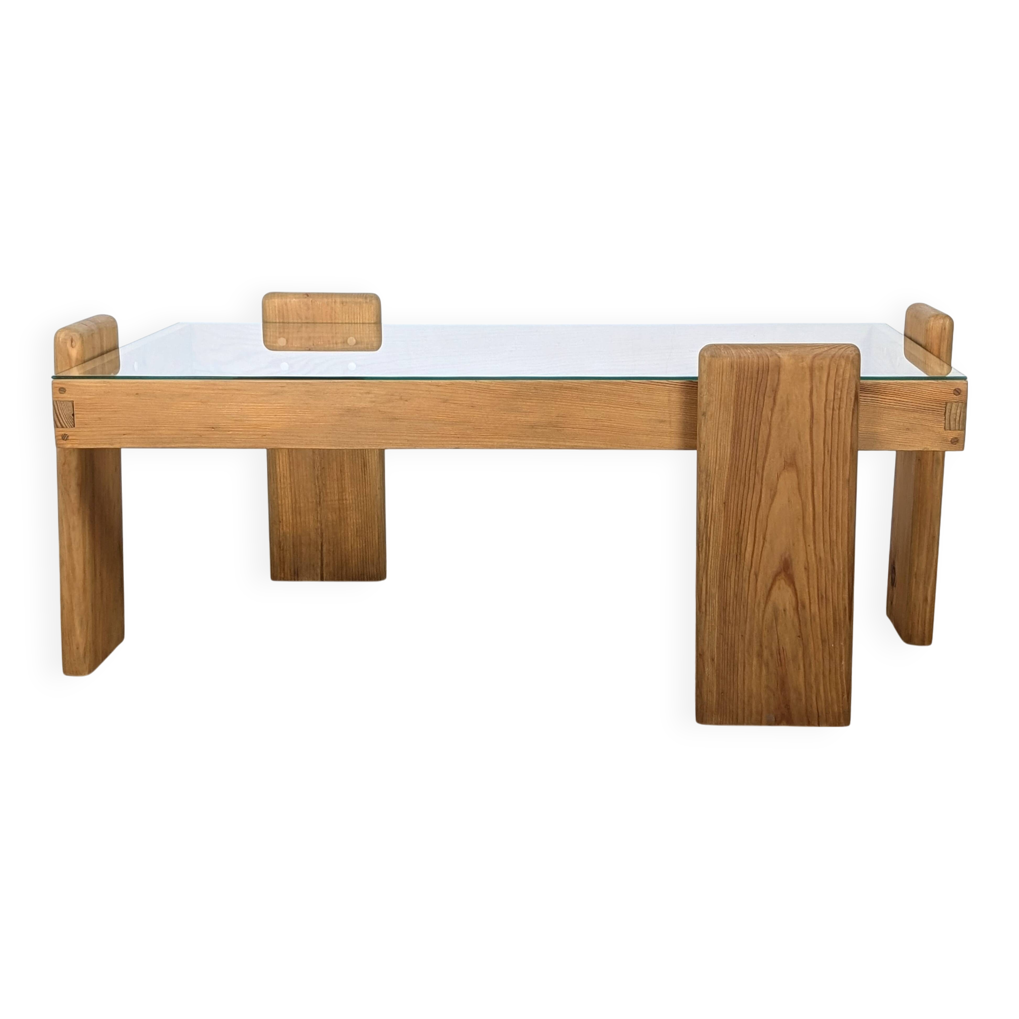 Solid pine coffee table