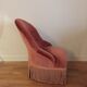 Pink velvet Armchair
