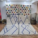 Handmade wool Berber rug 300X200 cm