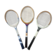 Trio de raquettes de tennis vintage