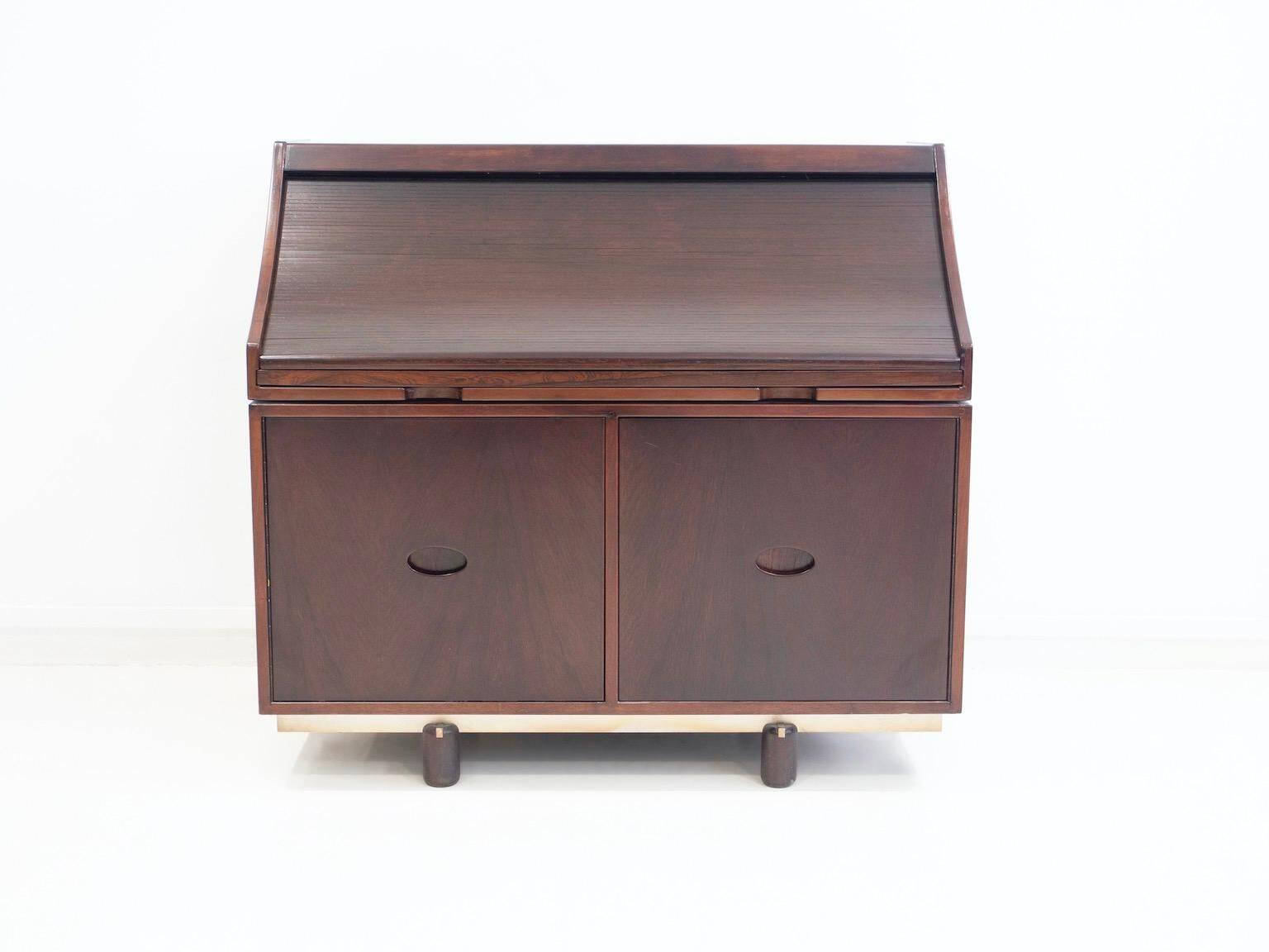Gianfranco Frattini for Bernini wooden secretary desk