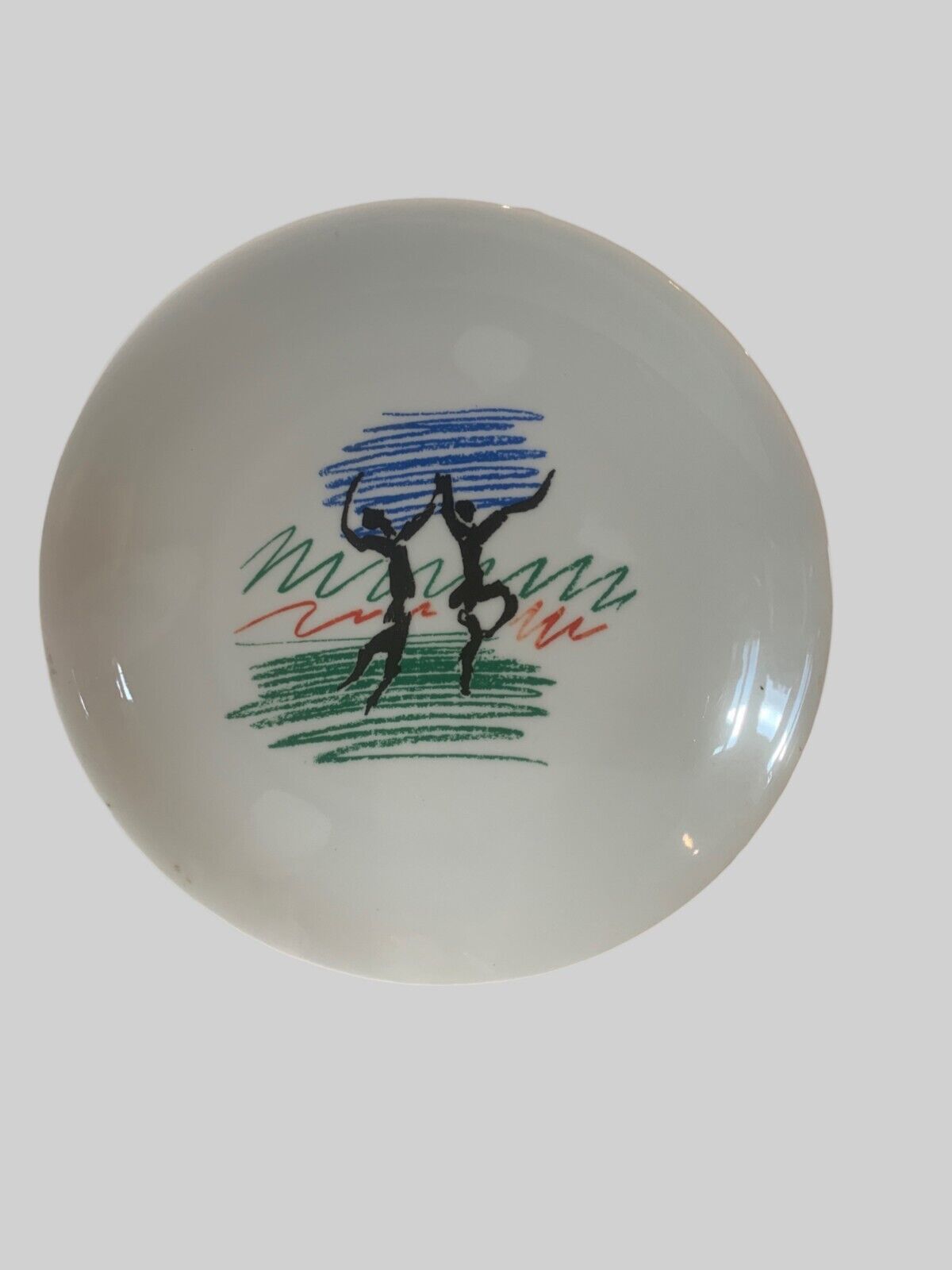 Limoges porcelain plate Decoration of Picasso XXcentury