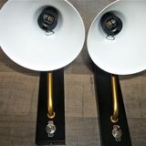 Pair of modernist sconces