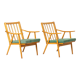 Pair of mid-century armchairs by Novy Domov in original upholstery, Czechoslovakia, 1970s