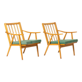 Pair of mid-century armchairs by Novy Domov in original upholstery, Czechoslovakia, 1970s
