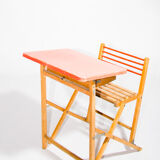 Small desk of child Plideal folding and folding