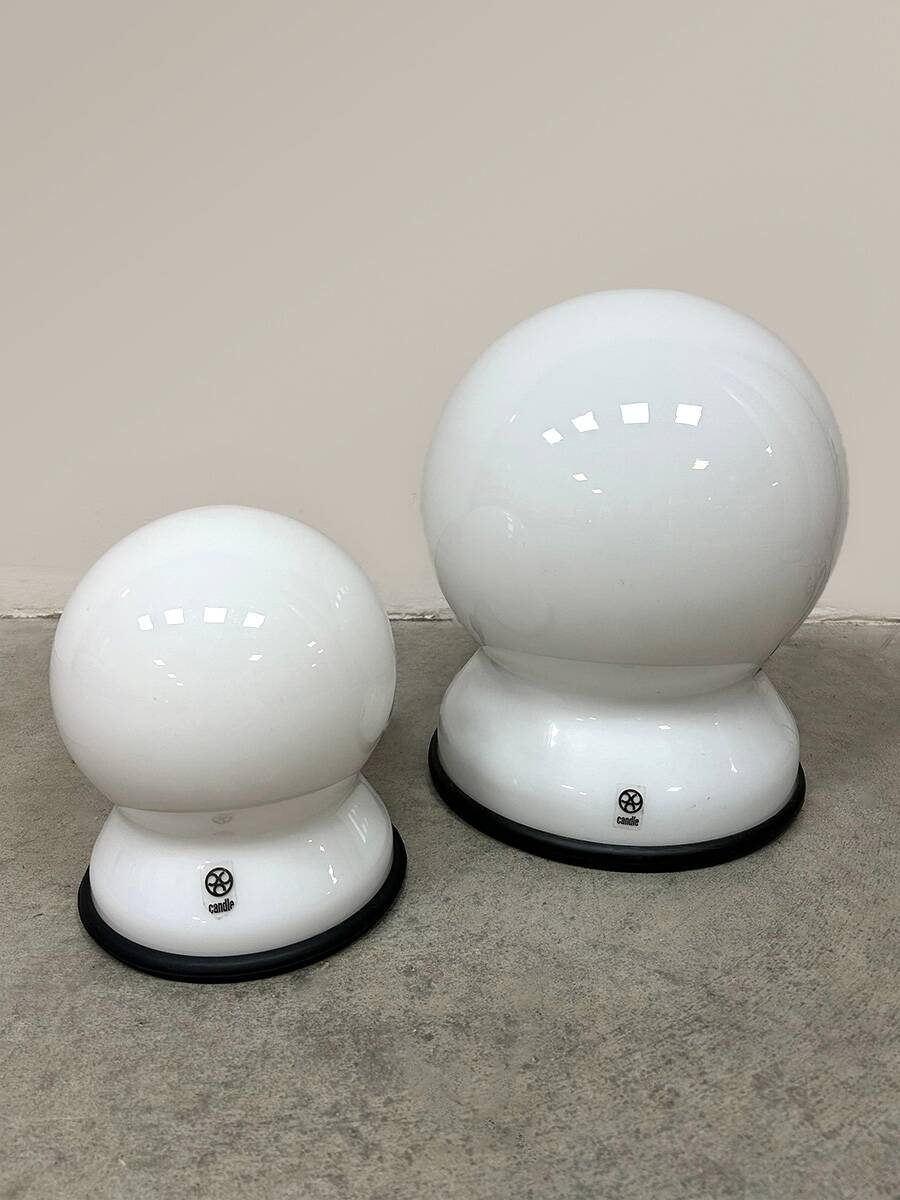 Vintage Scafandro table lamps Sergio Asti for Candle 1970s