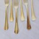 6 Christofle art deco style silver plated forks