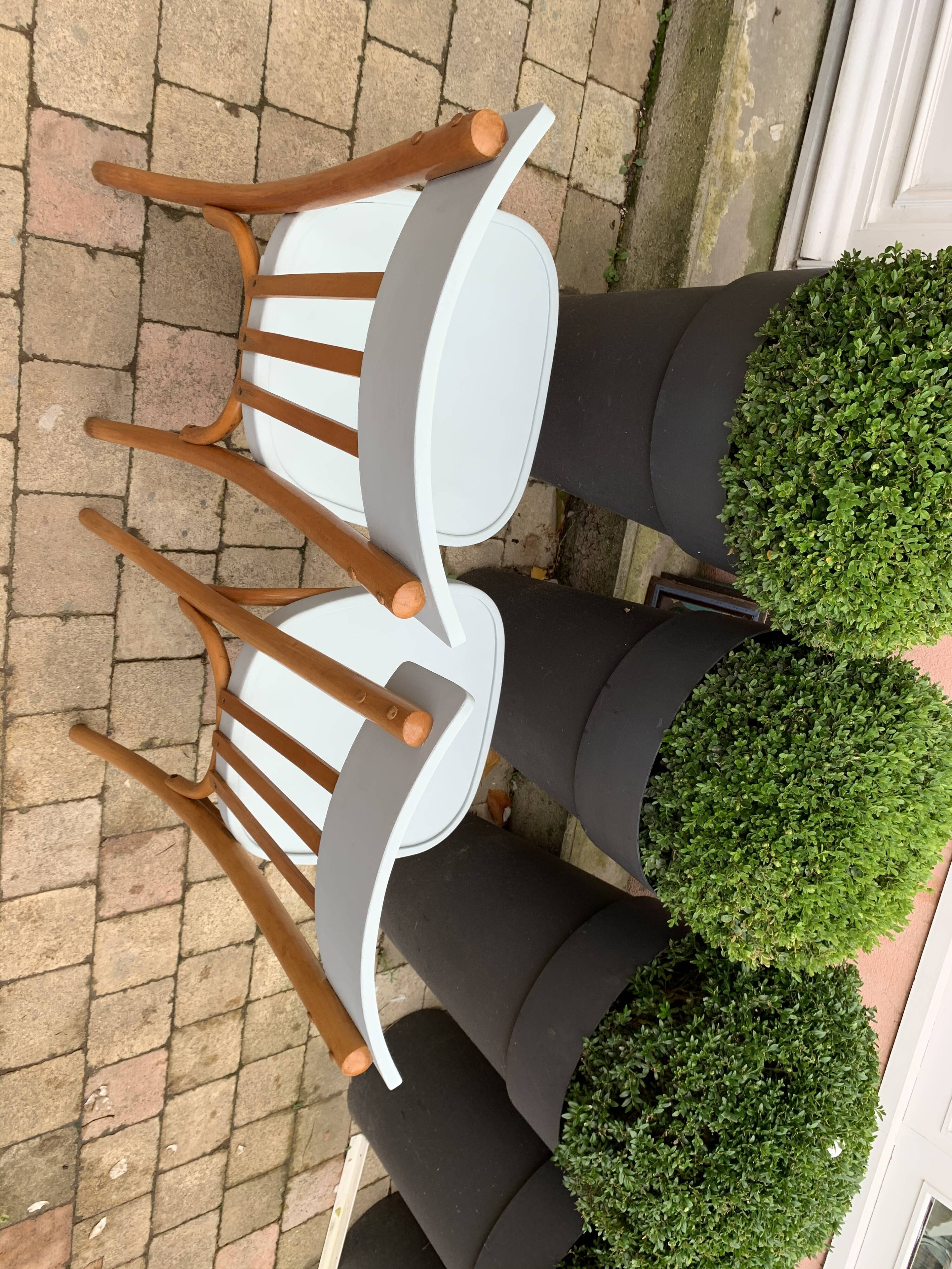 Pair of bistro chairs