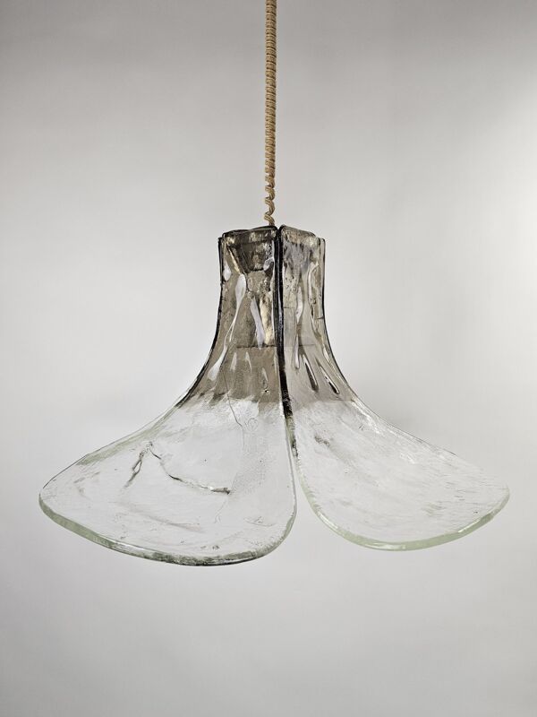 Suspension Tulipe par Carlo Nason pour Mazzega années 1970