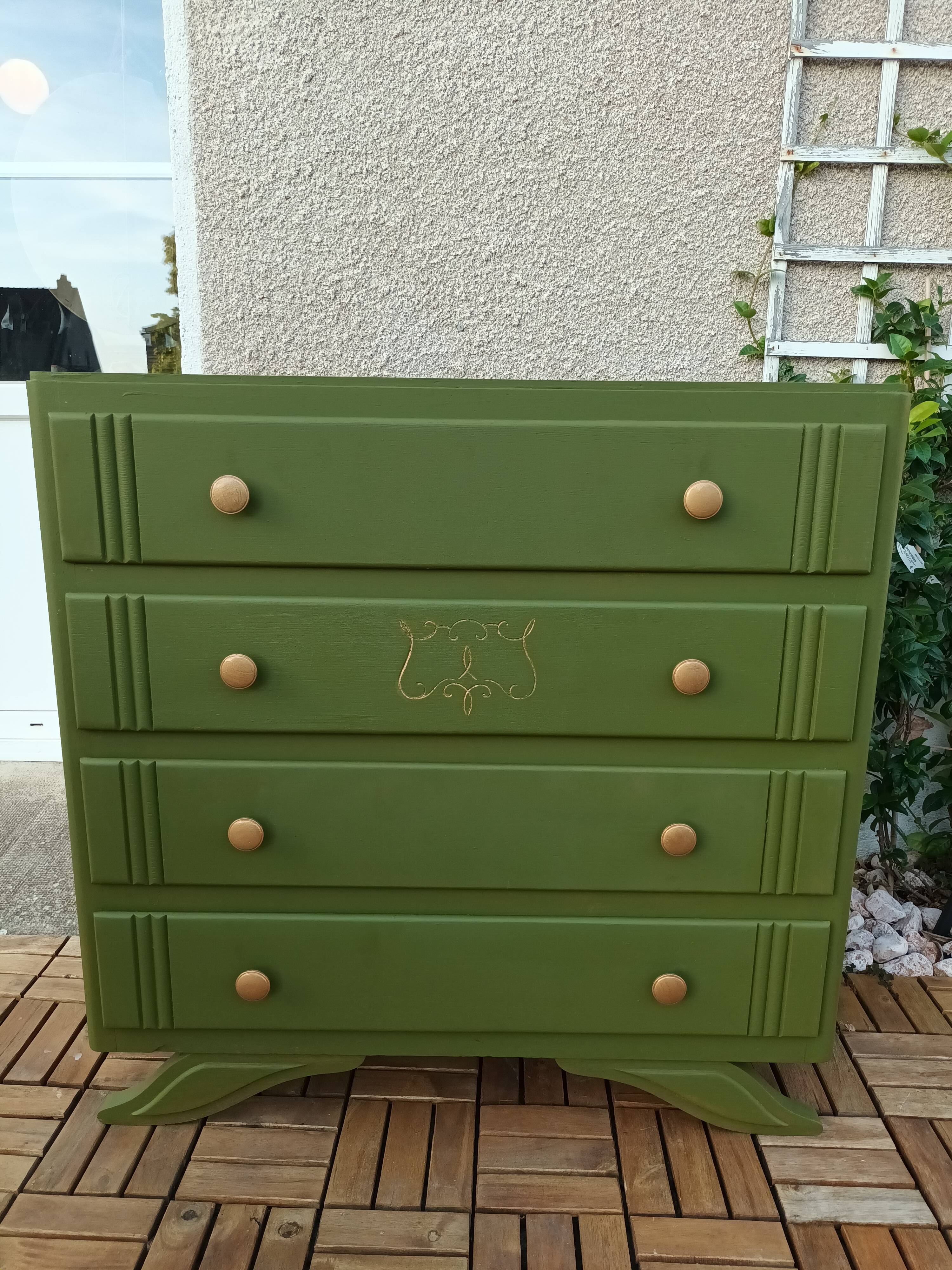 Revamped vintage chest of drawers