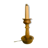 Lampe en bois 48 cm  circa 1960