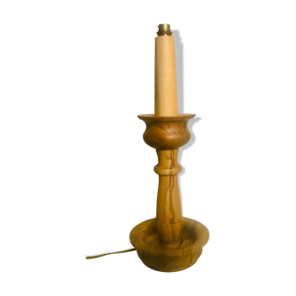 Lampe en bois 48 cm  circa 1960
