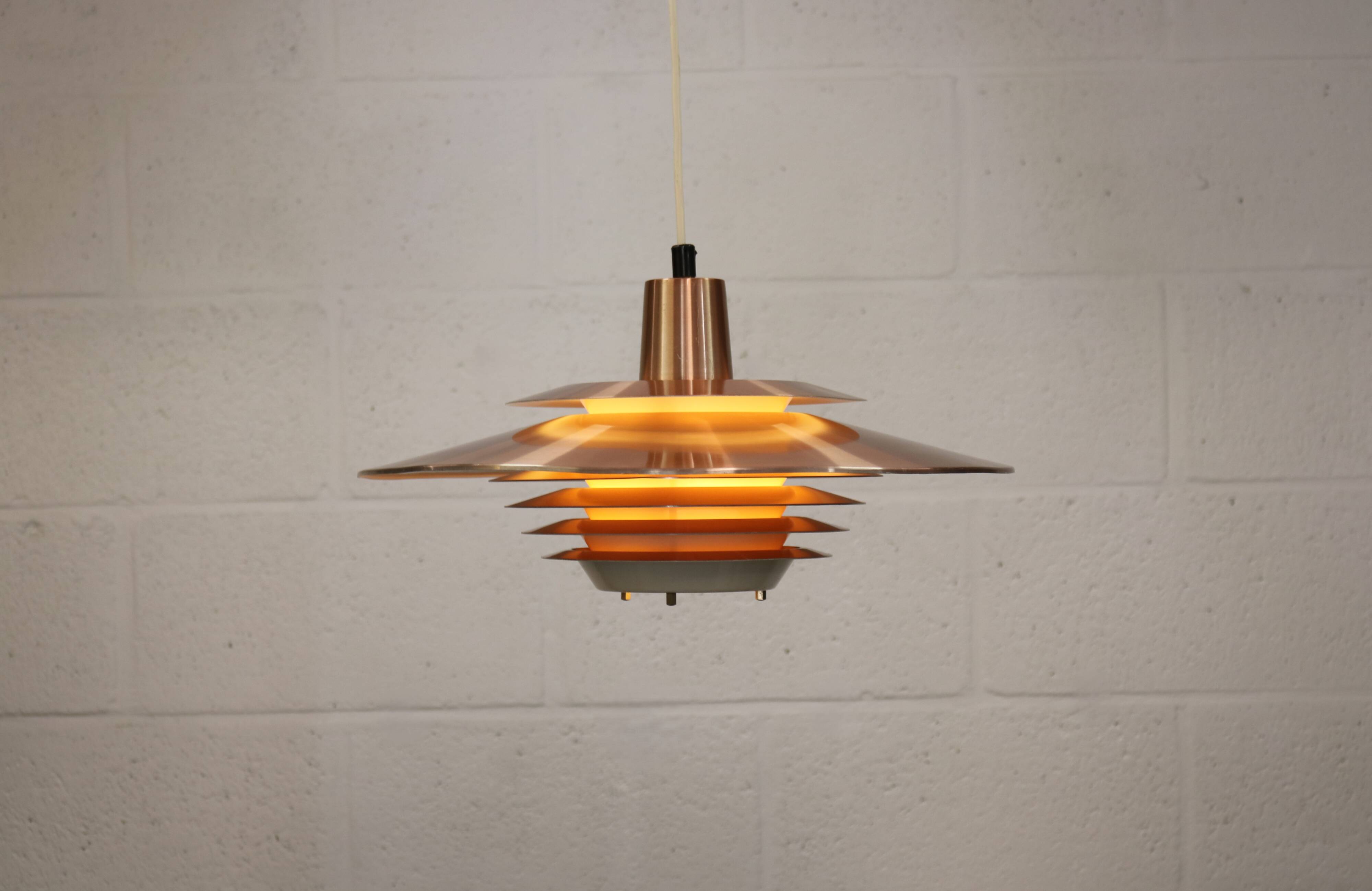 Very rare old Danish design lamp by Teknika model 410 - 60's