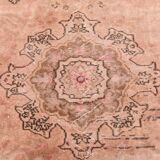 Powder Pink Classic Turkish Vintage Rug, 199x303Cm