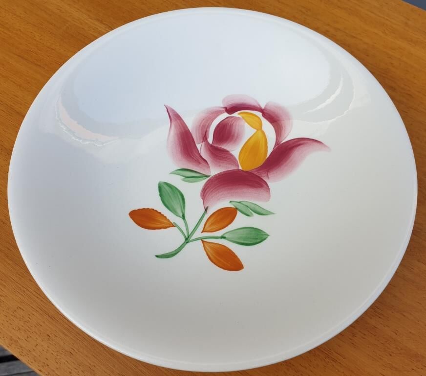 Lot 12 hollow plates Gien model Princess 1960
