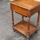 20th-century solid oak dressing table.