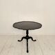 Carved vintage tripod side table, 1940s