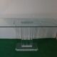 Sculptural base for acrylic glass table, Italy, 2000s