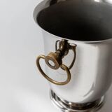 Silver-plated Jean Couzon 1980s Champagne Cooler – Vintage Centerpiece and Elegant Table Decor