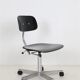 Adjustable Fritz Hansen / Kevi office chair by Jørgen Rasmussen / black / mid-century Danish modern design