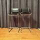 Pair of Linea Veam bar stools, Italy, 1980s