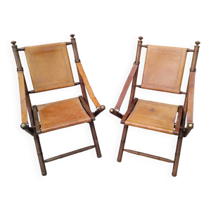 paire de chaise safari