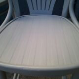 Set of 4 stools bistro in wood