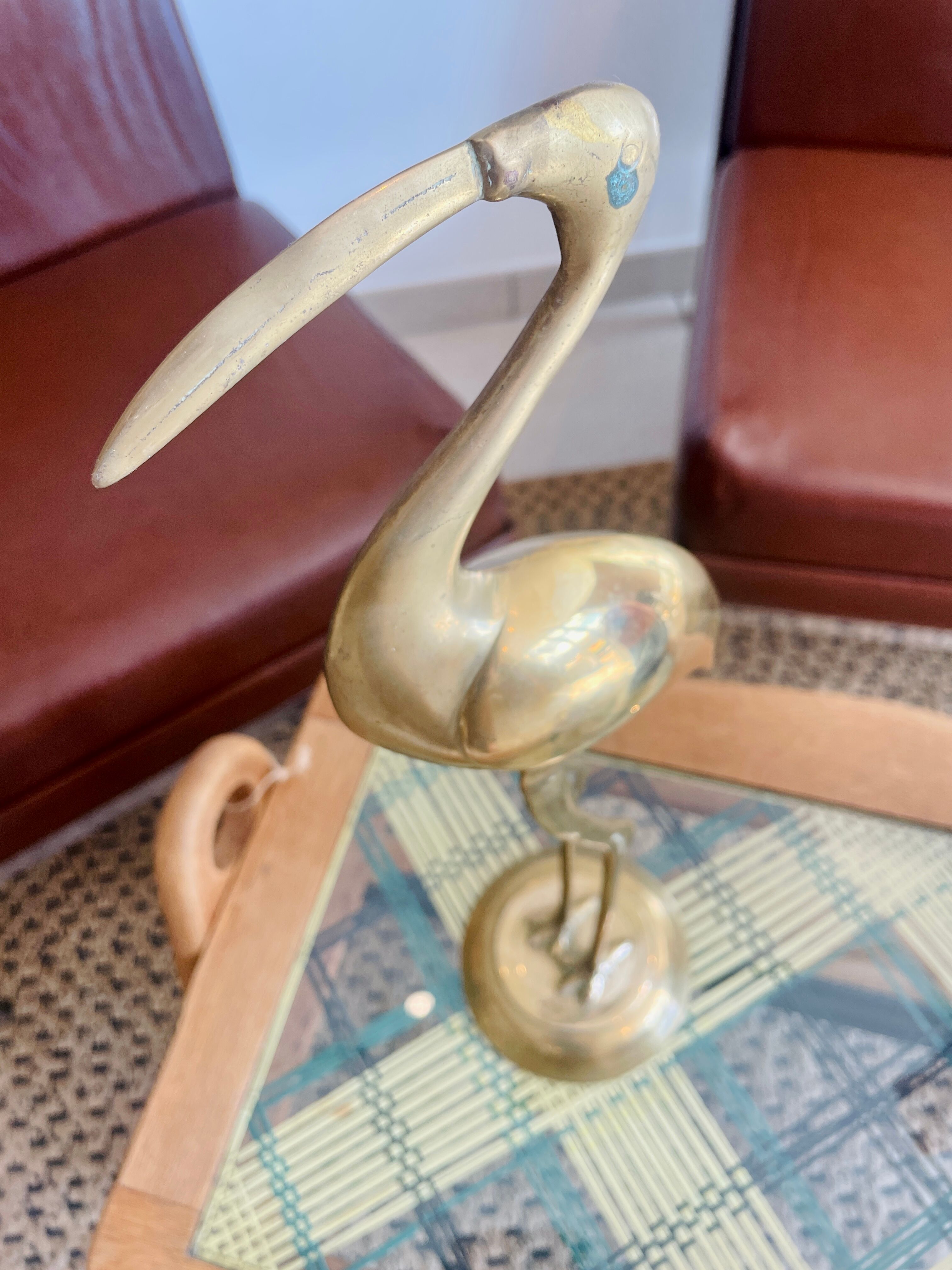 Ancient brass bird