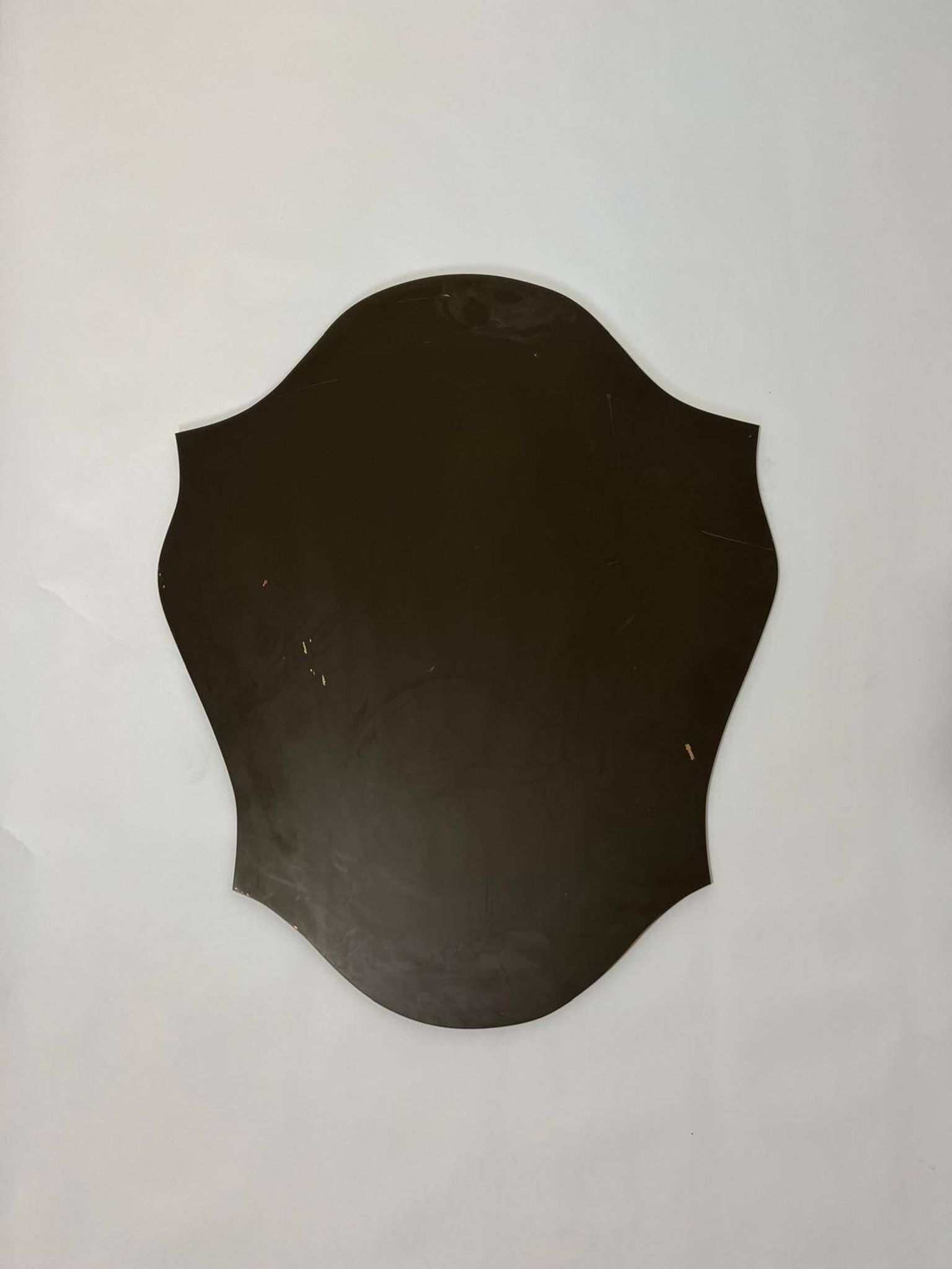 Double miroirs superposés design baroque, France 1970