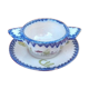 Faience of charolles bowl "in the village"  1940