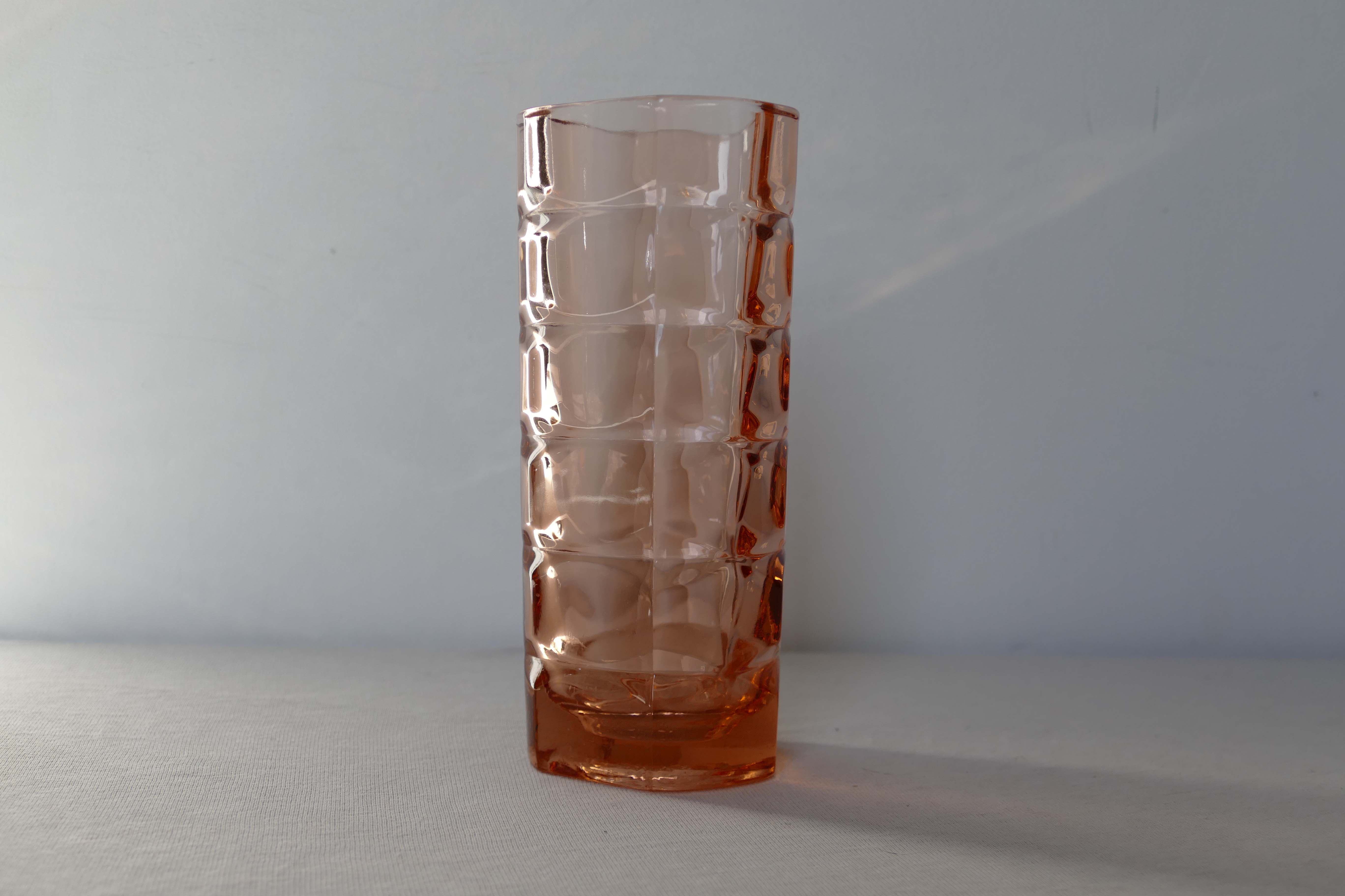 Windsor Orange Glass Vase by J.G. Durand for Luminarc, 1970s