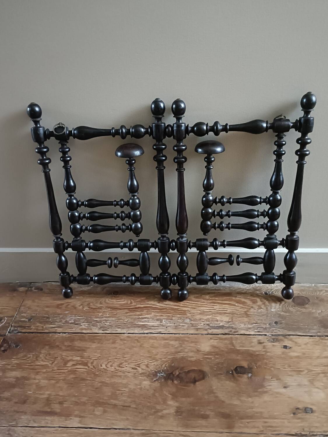 Napoleon III style wall-mounted coat rack