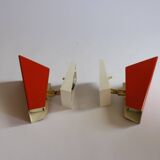 Orange wall sconces by J. J. M. Hoogervorst for Anvia, 1960s