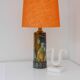 Sculptural table lamp in ceramic, designed by Bonnie Rehnqvist, Sweden, 1972