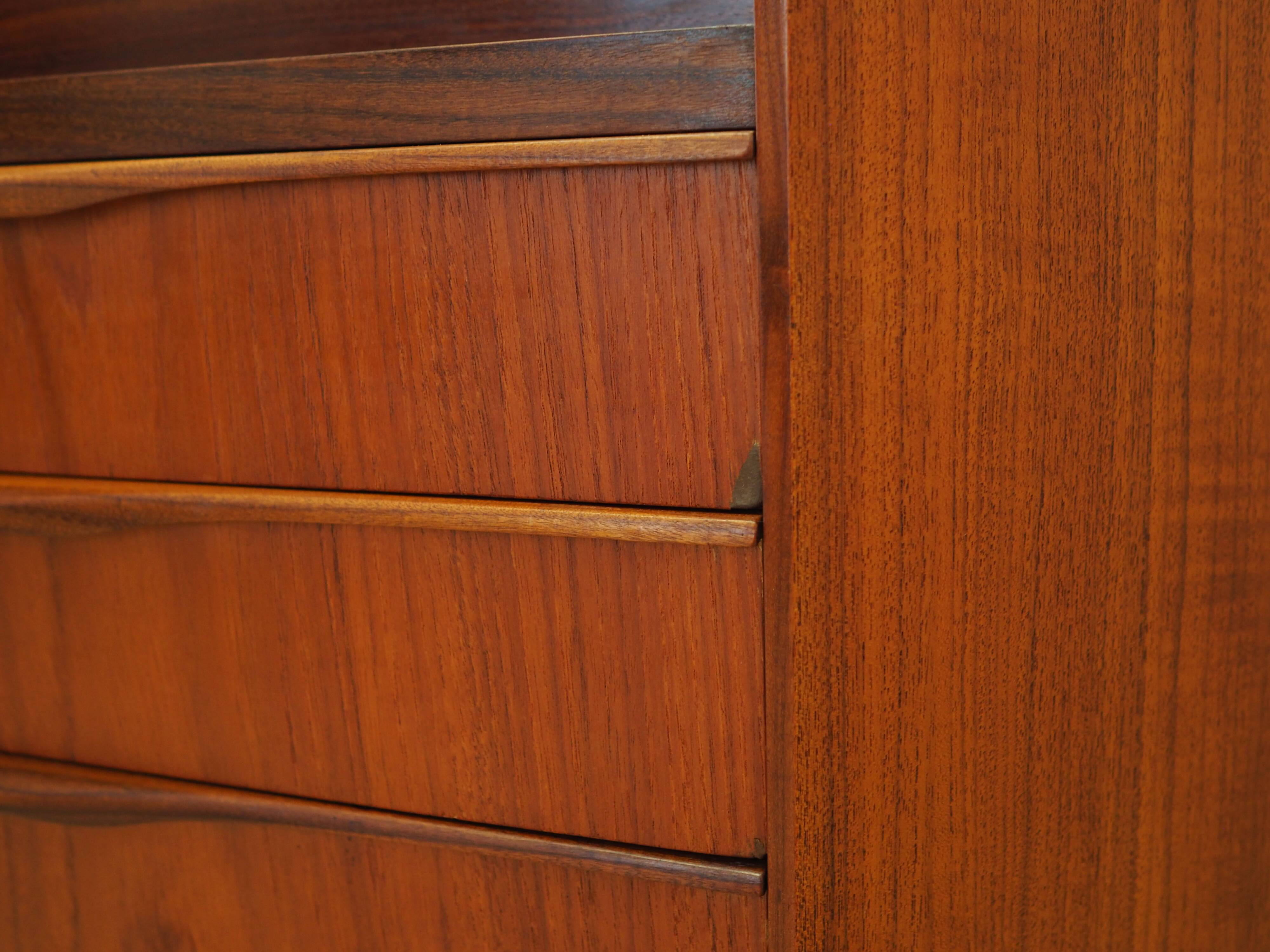 Teak corner cabinet, Danish design, 1970s, production: Denmark
