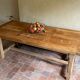Oak farmhouse table