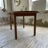 70s oval pine table from Les Arcs