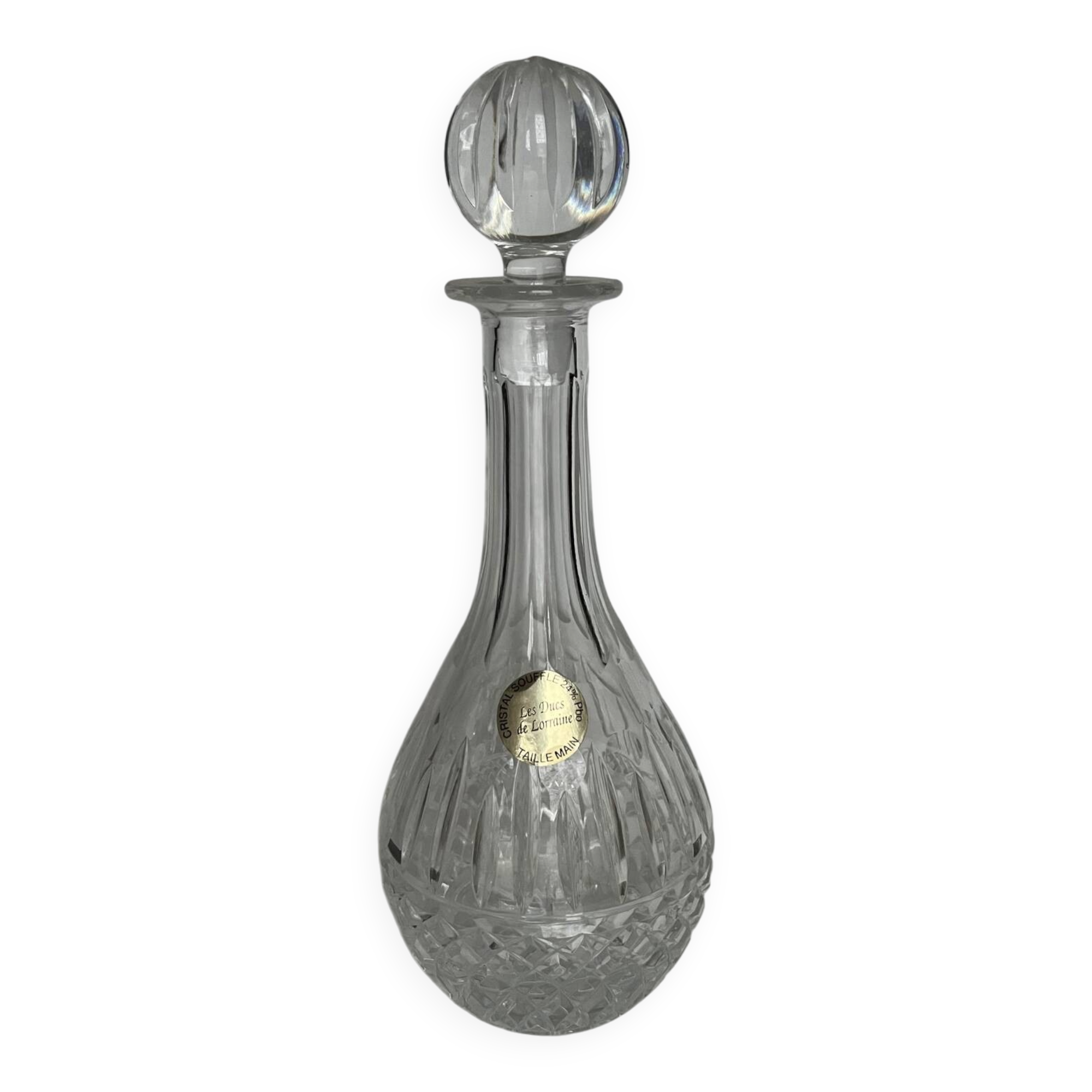 Cut crystal carafe