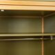 Four-piece Flötotto wardrobe system, 1970s, green, beech, HPL